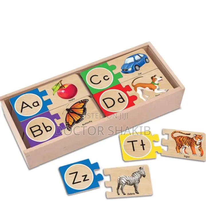 Wooden English Alphabet Kids Puzzle
