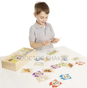 Wooden English Alphabet Kids Puzzle