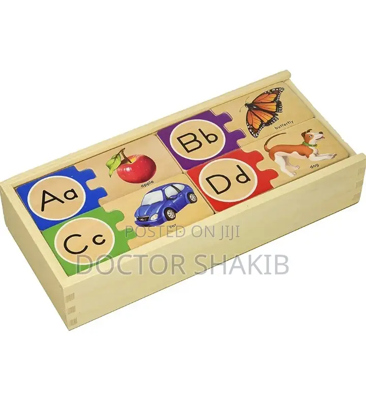 Wooden English Alphabet Kids Puzzle