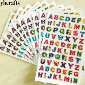 Generic 1 Sheet a-Z English Alphabet Stickers