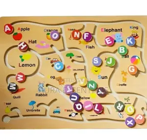 Kids Alphabet Wooden Maze Puzzle Game
