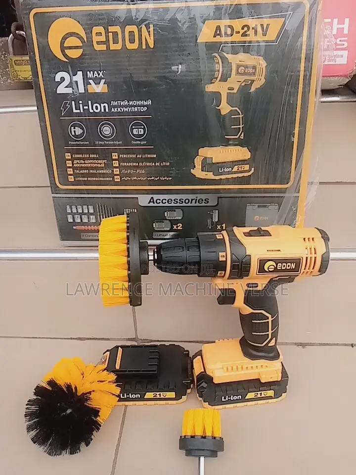 Rechargeable Drill and Brush