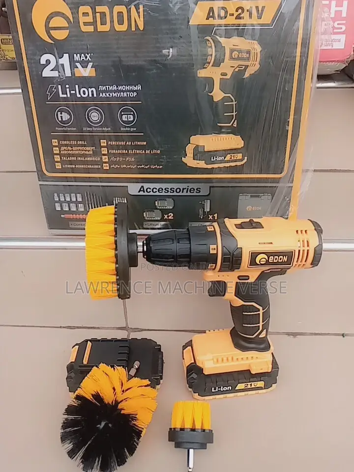 Rechargeable Drill and Brush