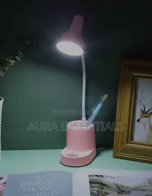 LED Eye Protection Desk Lamp With Pen Holder