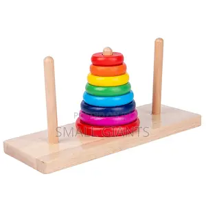 Baby Wooden Stacking Tower Building Blocks