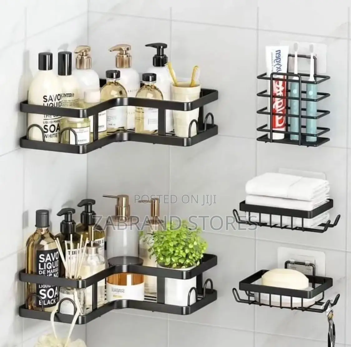 Simple Executive Corner Bathroom Organizer