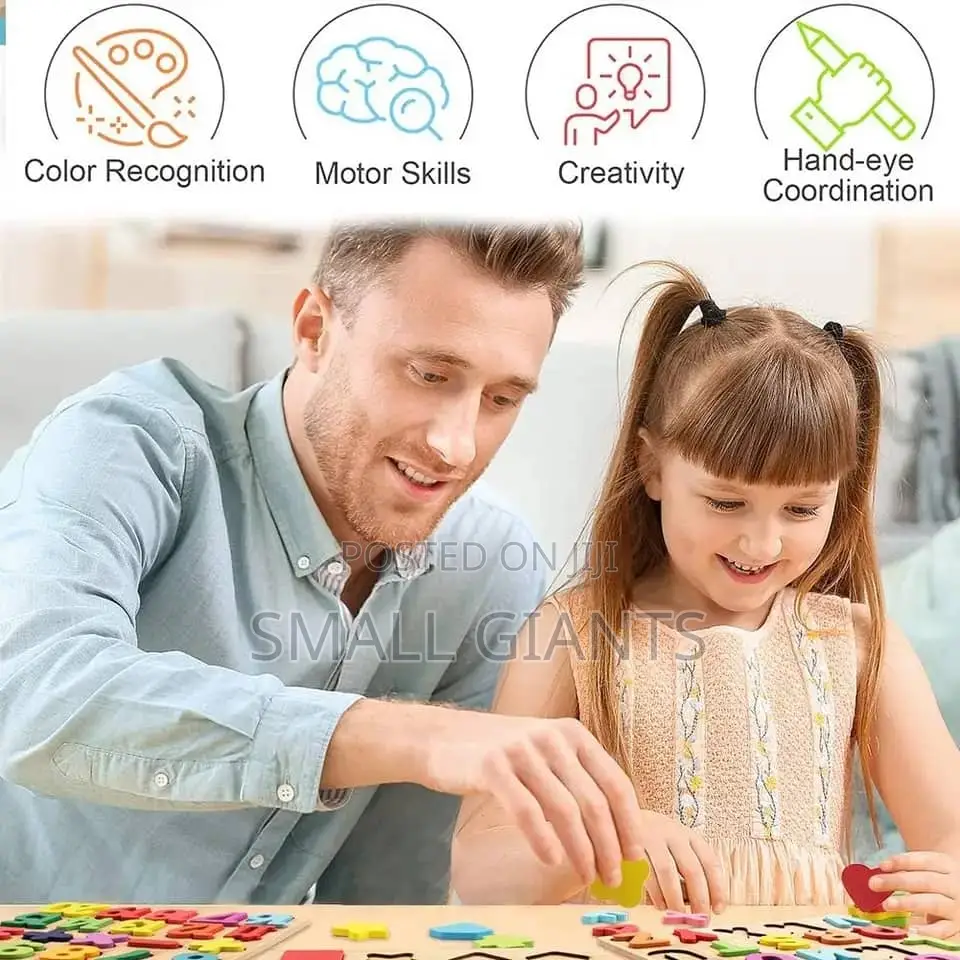 7 in 1 Kids Puzzle Blocks Board