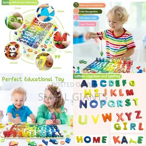 7 in 1 Kids Puzzle Blocks Board