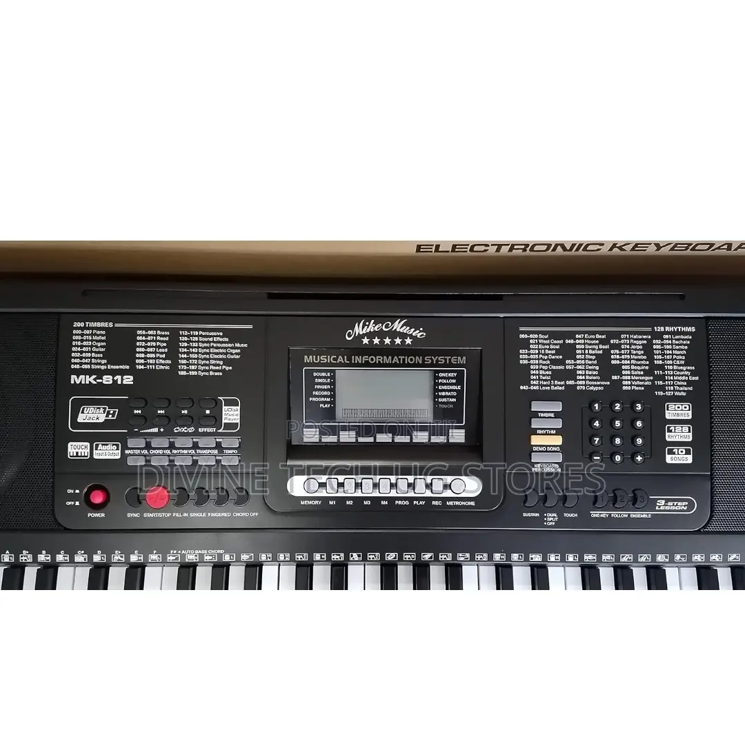 MK Professional Electronic Keyboard 61 Keys -MK812