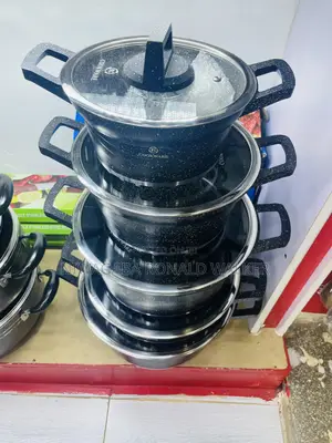 5pc Quality Non-Stick Serving Cookware Dishes