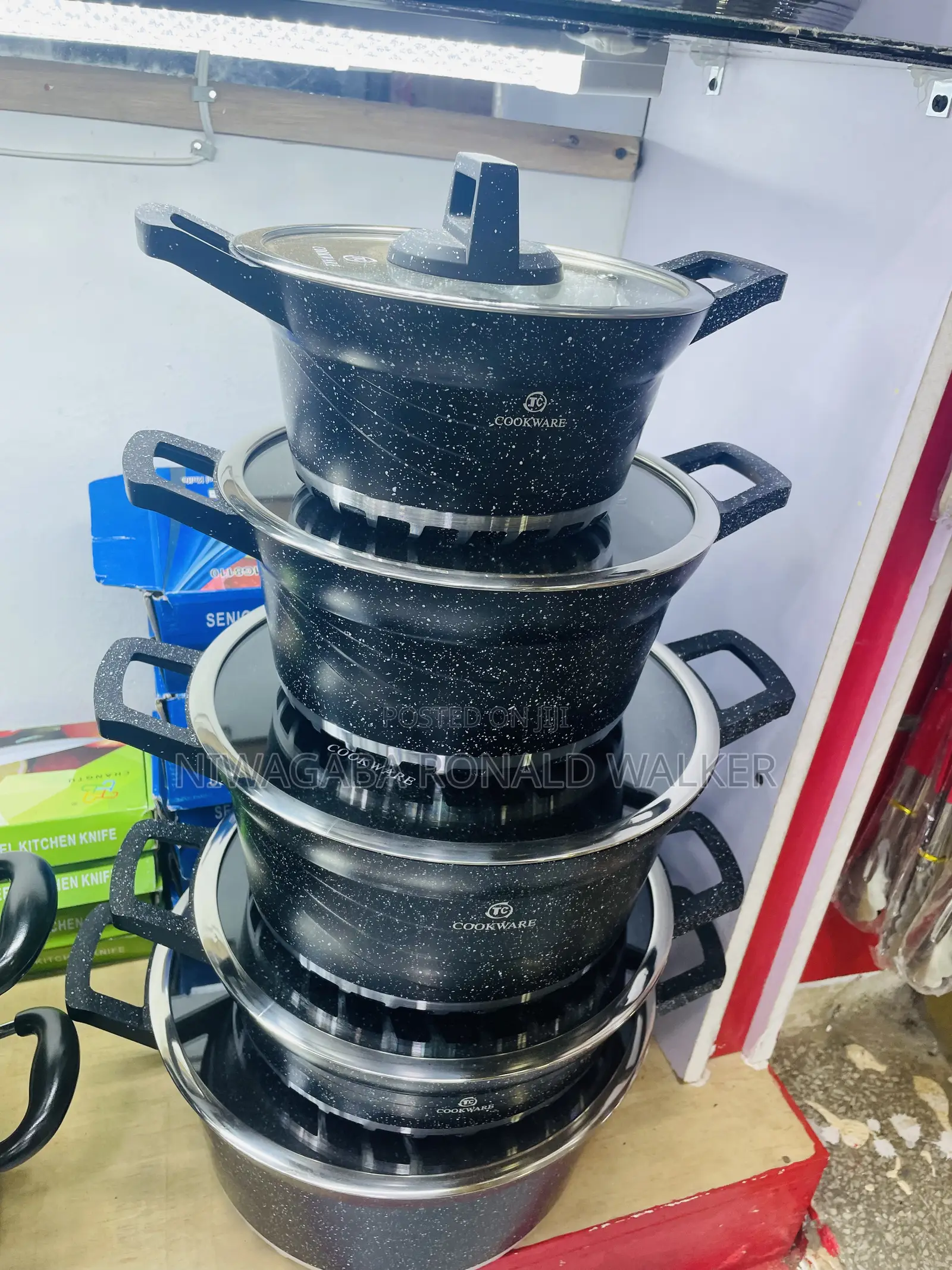 5pc Quality Non-Stick Serving Cookware Dishes