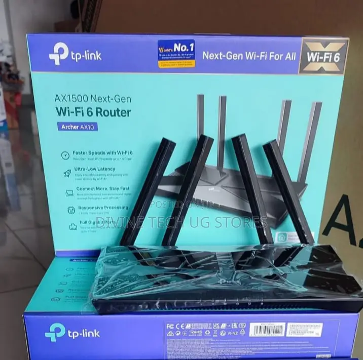 TP Link AX1500 Next- Gen WI-FI 6 Router Archer- AX10