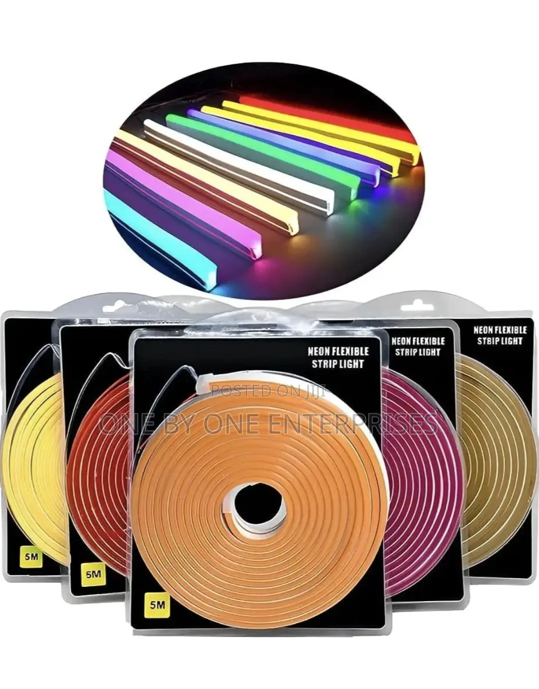 5M Flexible Neon Light LED Light Strip Comes With Adapter