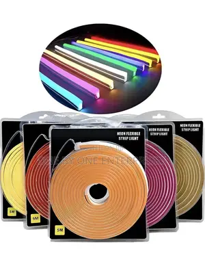5M Flexible Neon Light LED Light Strip Comes With Adapter