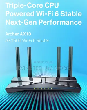 TP Link AX1500 Next- Gen WI-FI 6 Router Archer- AX10