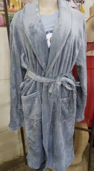 Unisex Bathrobe - Grey