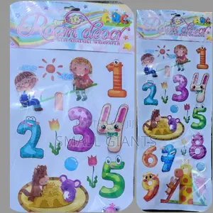 0 to 10 Kids Wall Number Stickers