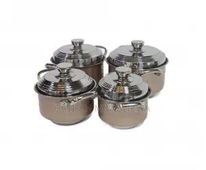 Stainless Steel 4 PCS Saucepan Cookware Set