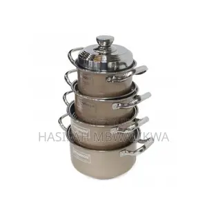 Stainless Steel 4 PCS Saucepan Cookware Set
