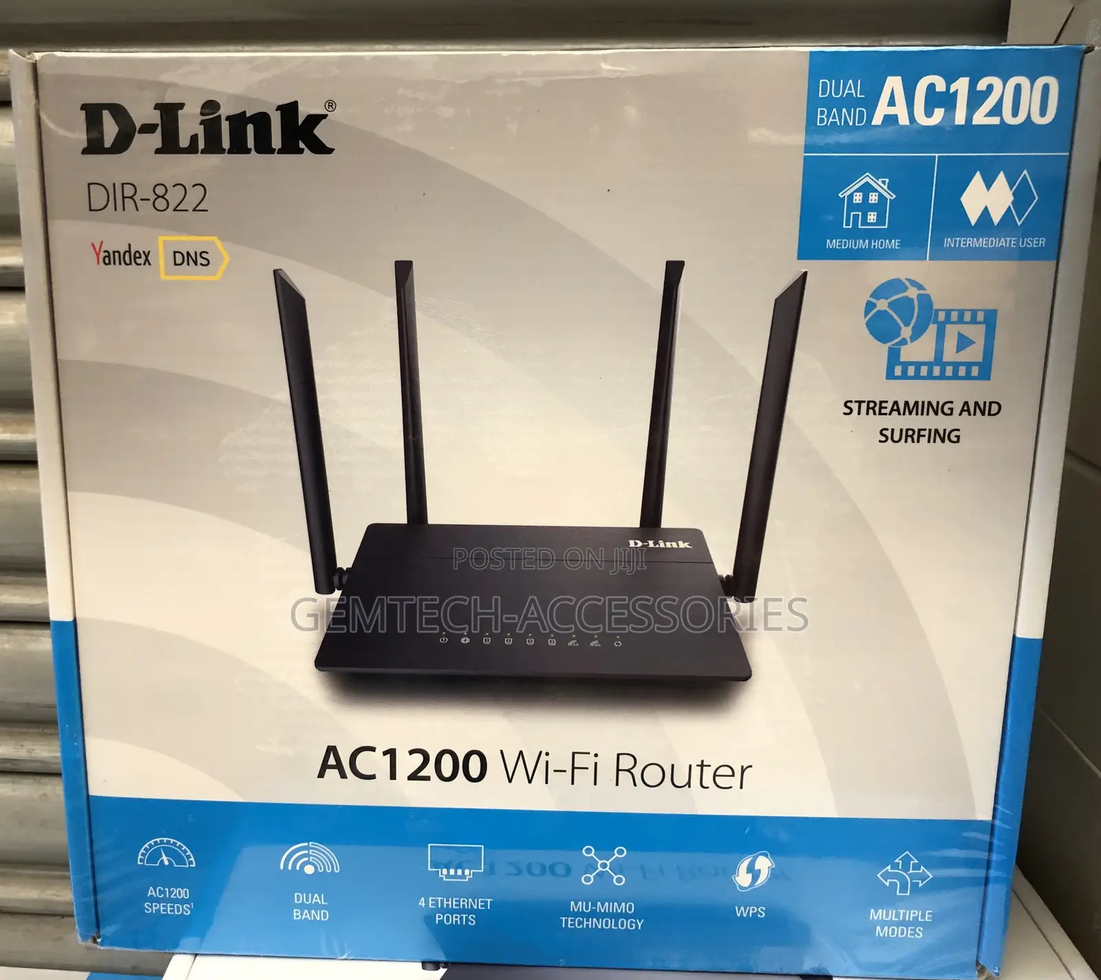 Dlink Dir-822 Wifi Router Ac1200 Access Point