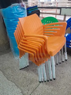 Orange, Orange Plastic Chair