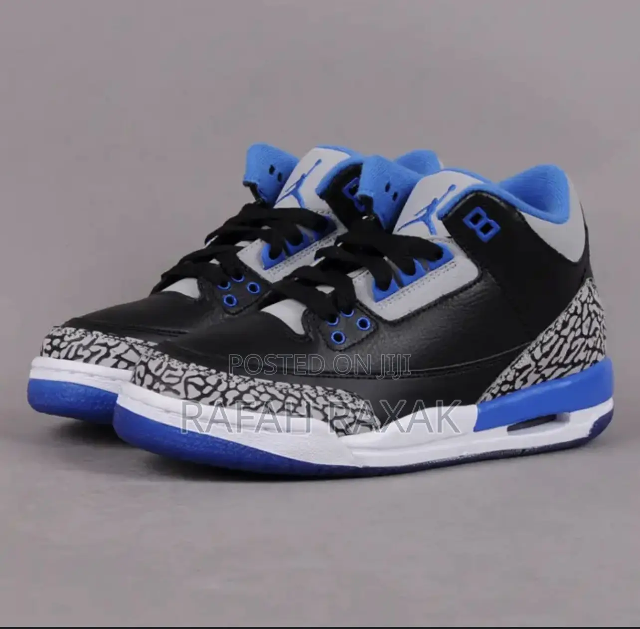 Original Air Jordan 3 Retro Sport Blue Sneaker
