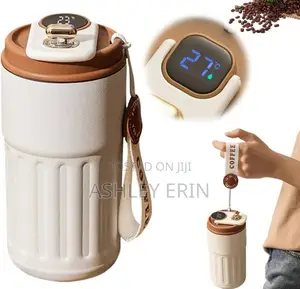 Coffee Thermos Mug With Temperature Display