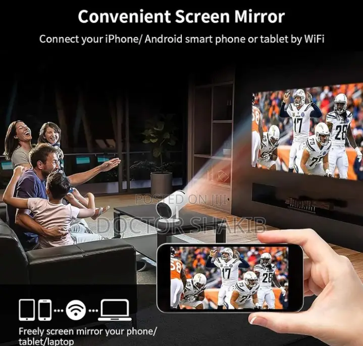 Borrego Smart 2 Pro Mini Portable Projector