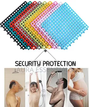 Square Shower Mat Non-Slip Bath Mats (6pcs)