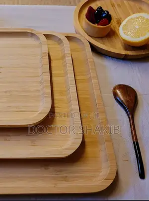 3pcs Wooden New Design Serving Tray