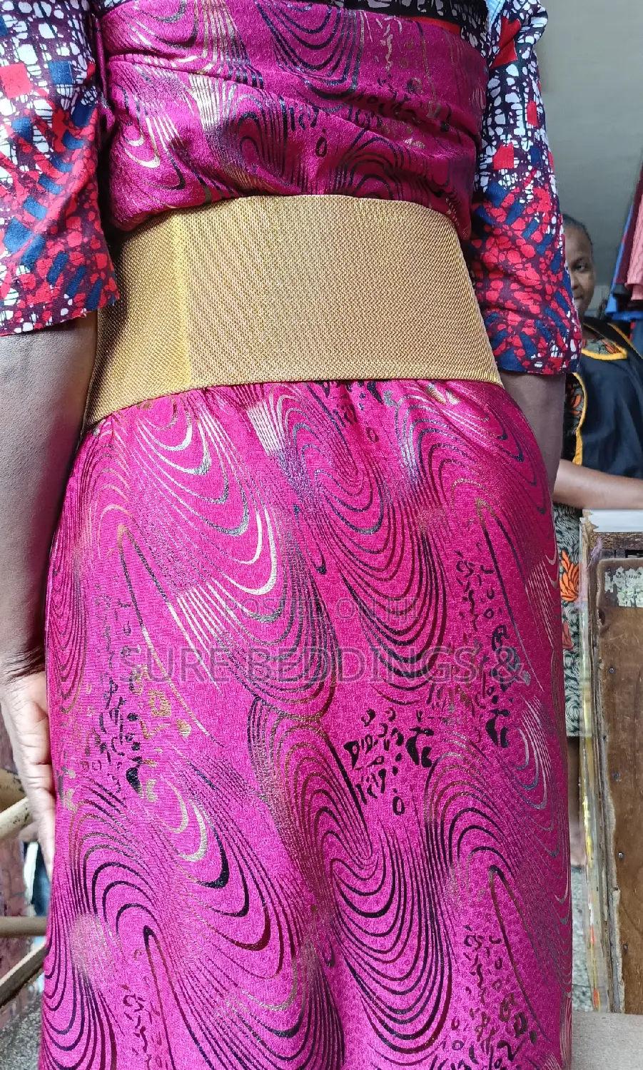 Traditional Gomesi Fabric
