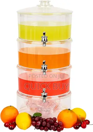 3tier Beverage Juice Dispenser