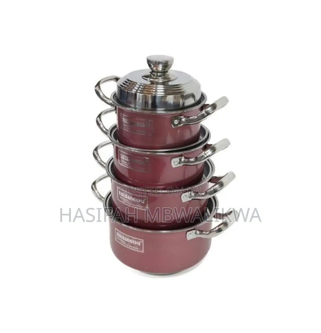 Stainless Steel 4 PCS Cook Ware Saucepan Set