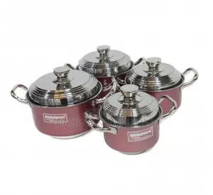 Stainless Steel 4 PCS Cook Ware Saucepan Set