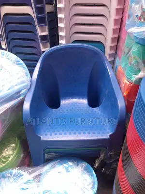 Blue Blue Blue Plastic Chair