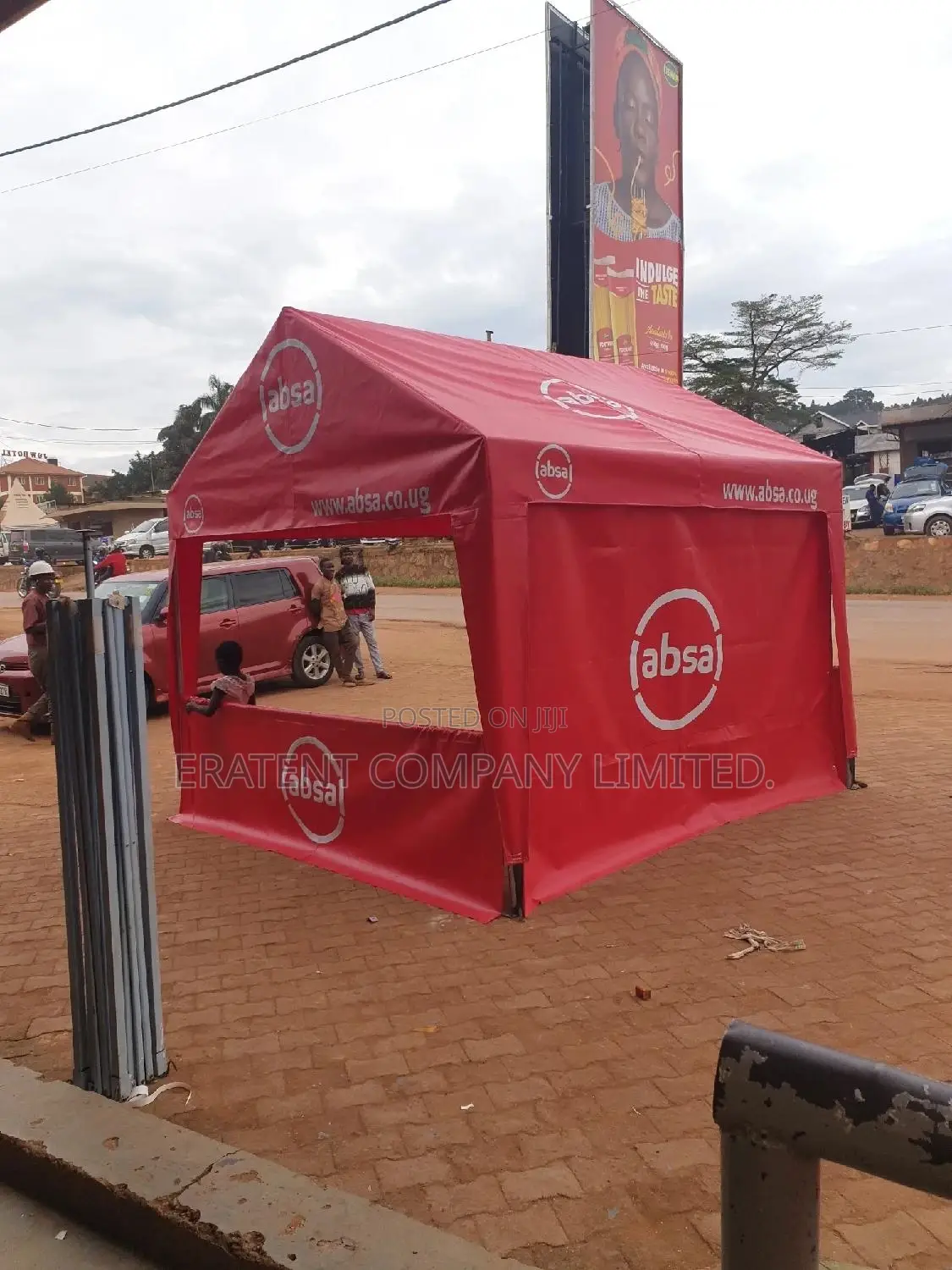 10x10ft Marketing Tent With Galvanised Frame Support