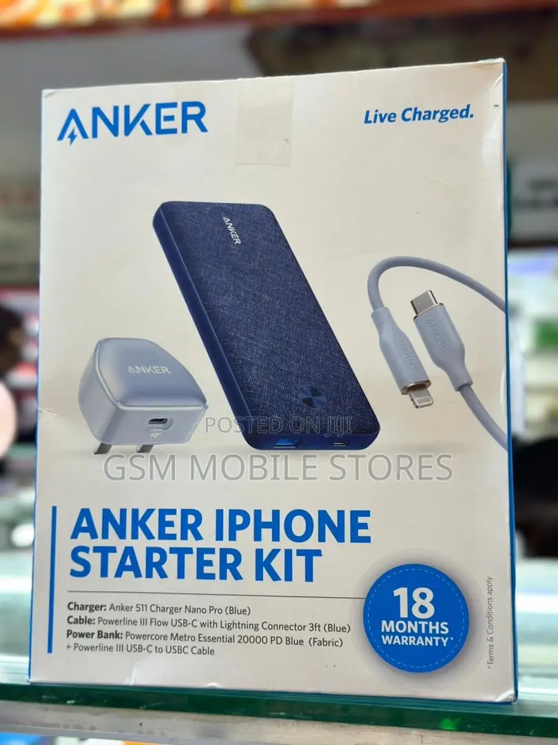 Anker iPhone Starter Kit Powercore Metro 2000mah Powerbank