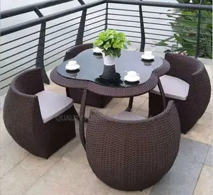 4 Seater Rattan Dinning Table on Order