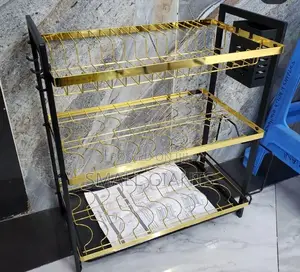 3- Tier Gold Dish Rack
