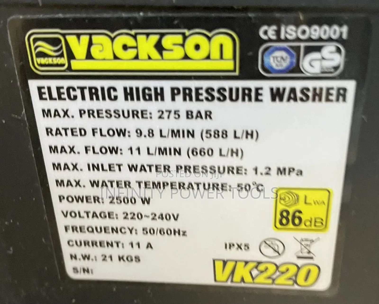Jet Washer Electric