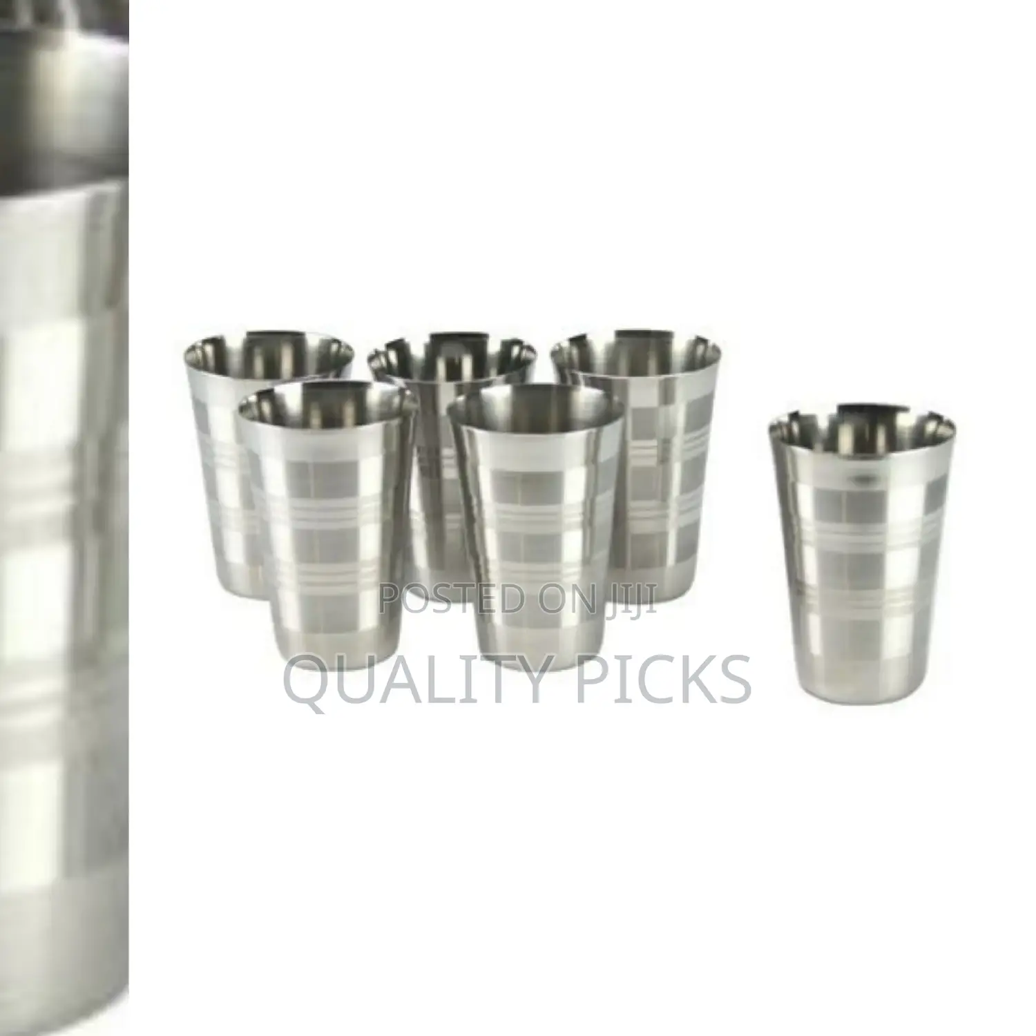 Steel Water Drinking Glass
