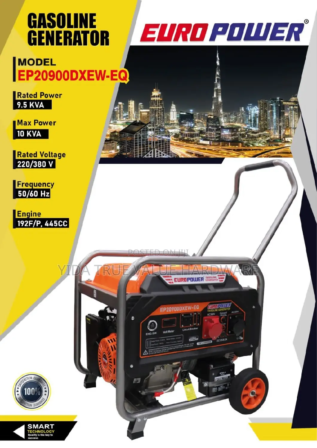 Generator 10 Kva Euro Power