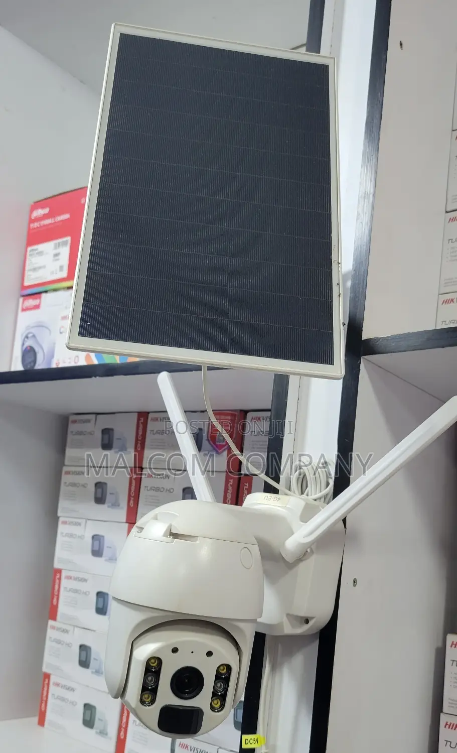 Rotating Solar Energy CCTV Security Camera Simcard.