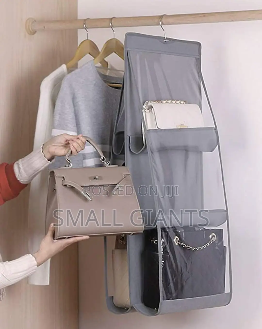 Foldable Hanging Carrier Bag Organizers