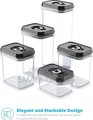 5pcs Airtight Food Storage Containers