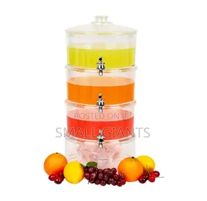 Beverage Dispenser With Ice Bottom