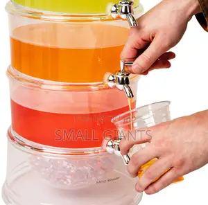 Beverage Dispenser With Ice Bottom