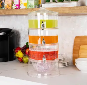 Beverage Dispenser With Ice Bottom