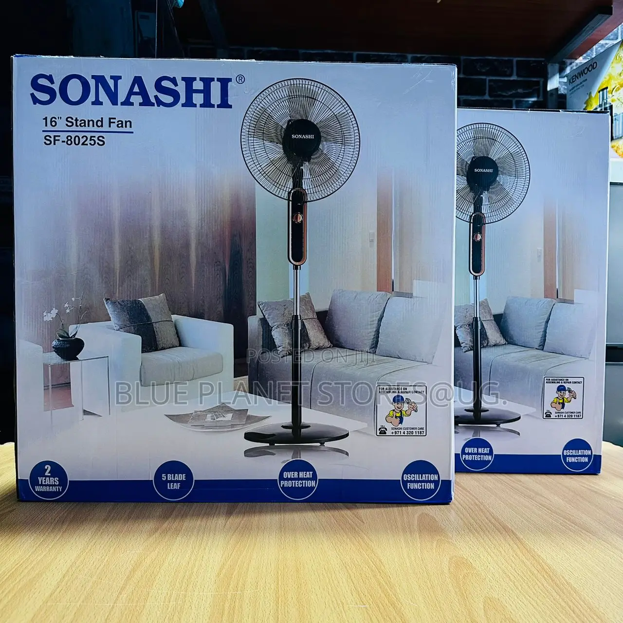 SONASHI 16inch Stand Fans \\ 60w \\ SF-8025S.