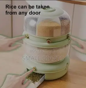 2 Layer Rotary Multifunction Grain/Cereal Dispenser